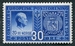 N°0245-1943-NORVEGE-CONGRES POSTAL EUROP A VIENNE-30O 