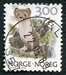 N°0969-1989-NORVEGE-ANIMAL-HERMINE-3K 