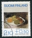 N°1099-1991-FINLANDE-TABLEAU-NATURE MORTE EN VERT-2M10+50P 