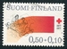 N°0763-1977-FINLANDE-CROIX ROUGE-1ER SECOURS-50+10P 