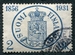 N°0165-1931-FINLANDE-75E ANNIV 1ER TIMBRE-2M-BLEU 