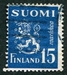 N°0302A-1945-FINLANDE-15M-BLEU 