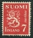 N°0298-1945-FINLANDE-LION-7M-ROUGE CARMINE 
