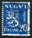 N°0367-1950-FINLANDE-LION-20M-BLEU 
