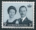 N°0652-1964-LUXEMBOURG-CHARLOTTE ET GRAND DUC JEAN-3F 