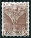 N°0683-1966-LUXEMBOURG-COLONNE ET ANGES MUSICIENS-6F 