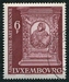 N°0903-1977-LUXEMBOURG-ST GREGOIRE LE GRAND-6F-LILAS BRUN 