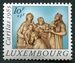 N°1090-1985-LUXEMBOURG-SCULPTURE ALBATRE NATIVITE-10F+1F 
