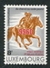 N°1028-1983-LUXEMBOURG-MESSAGER A CHEVAL-8F 