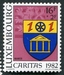N°1016-1982-LUXEMBOURG-ARMOIRIES-MAMER-16F+2F 