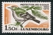 N°0756-1970-LUXEMBOURG-OISEAU-ROITELET-1F50 