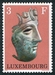 N°0792-1972-LUXEMBOURG-ART-MASQUE DE BRONZE-1E S AP JC-3F 