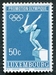N°0716-1968-LUXEMBOURG-SPORT-JO MEXICO-NATATION-50C 