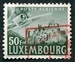 N°15-1946-LUXEMBOURG-CHATEAU DE VIANDEN ET AVION-50F 