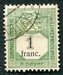 N°07-1907-LUXEMBOURG-1F-VERT ET NOIR 
