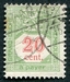 N°12-1922-LUXEMBOURG-20C-VERT ET ROUGE 