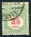 N°13-1922-LUXEMBOURG-25C-VERT ET ROUGE 