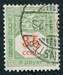 N°17-1928-LUXEMBOURG-35C-VERT ET ROUGE 