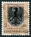 N°0523-1956-LUXEMBOURG-BLASON D'ECHTERNACH-2F+25C 