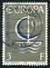 N°0684-1966-LUXEMBOURG-EUROPA-BATEAU STYLISE-3F 