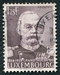 N°0317-1939-LUXEMBOURG-GRAND DUC ADOLPHE-1F25-BRUN VIOLET 