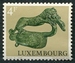 N°0809-1973-LUXEMBOURG-PANTHERE TERRASSANT UN CYGNE-4F 