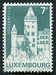 N°1055-1984-LUXEMBOURG-CHATEAU DE HOLLENFELS-7F-VERT BLEU 