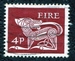 N°0215-1968-IRLANDE-BROCHE ANCIENNE-CHIEN STYLISE-4P 