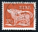 N°0258-1971-IRLANDE-BROCHE ANCIENNE-CHIEN STYLISE-3P1/2 