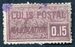 N°016-1918-FRANCE-15C-LILAS BRUN 