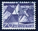 N°0492-1949-SUISSE-SIGNAL DE TRIANGULATION-70C 
