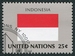 N°0547-1989-NATIONS UNIES NY-DRAPEAU INDONESIE-25C 