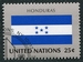 N°0555-1989-NATIONS UNIES NY-DRAPEAU HONDURAS-25C 