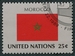 N°0553-1989-NATIONS UNIES NY-DRAPEAU MAROC-25C 