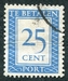 N°094-1947-PAYS BAS-25C-BLEU 