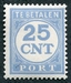 N°067-1921-PAYS BAS-25CNT-OUTREMER PALE 