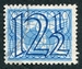 N°0351-1940-PAYS BAS-12C1/2 S 3C-BLEU PALE 