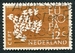 N°0738-1961-PAYS BAS-EUROPA-12C-BRUN JAUNE 