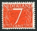 N°0612-1953-PAYS BAS-7C-VERMILLON 