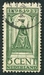 N°0119-1923-PAYS BAS-WILHELMINE-5C-VERT 