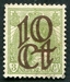 N°0113-1923-PAYS BAS-REINE WILHELMINE-10C S 3C-VERT 