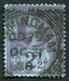 N°0095-1887-GB-REINE VICTORIA-2P1/2-VIOLET S/BLEU 