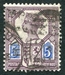 N°0099-1887-GB-REINE VICTORIA-5P-VIOLET ET BLEU 