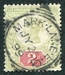 N°0094-1887-GB-REINE VICTORIA-2P-VERT ET ROSE 