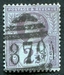 N°0095-1887-GB-REINE VICTORIA-2P1/2-VIOLET S/BLEU 