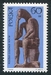 N°1823-1969-POLOGNE-SCULPTURE-L'INQUIET-XIV EME-60GR 