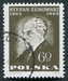 N°1381-1964-POLOGNE-STEFAN ZEROMSKI-ECRIVAIN-60GR 