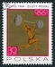 N°1472-1965-POLOGNE-JO TOKYO-MEDAILLE OR HALTEROPHILIE-30GR 