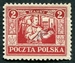 N°0250-1922-POLOGNE-OUVRIER-2M-CARMIN 