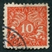 N°016-1919-POLOGNE-10F-ROUGE ORANGE 